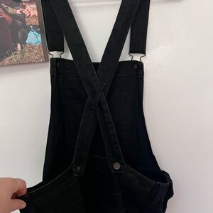 Japanese Denim black overalls